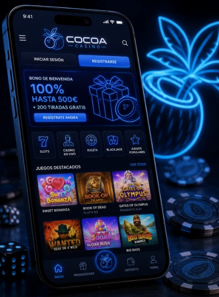 Vista principal de Cocoa Casino